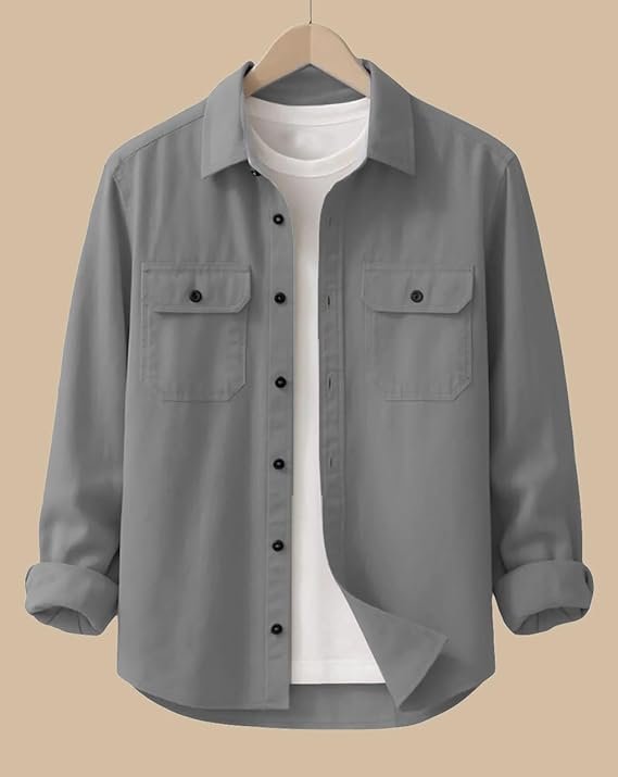 Men’s Stylish Cotton Blend Casual Shirt